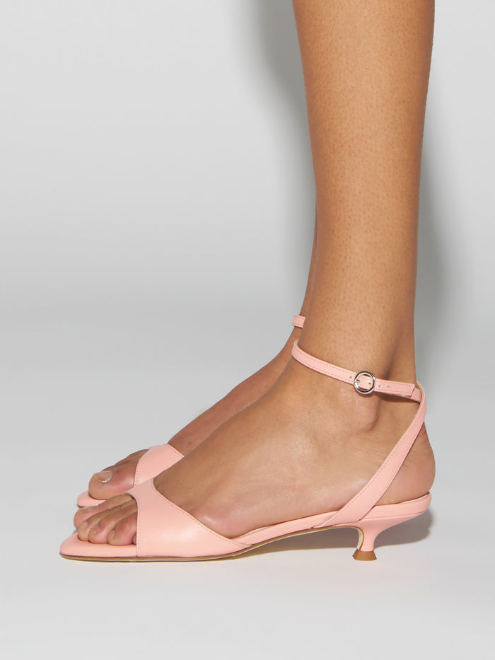 Zelia Kitten-Heel Sandals