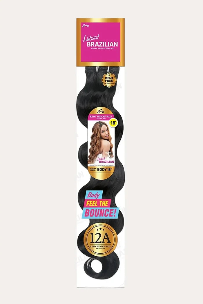 ZURY NATURAL BRAZILIAN HUMAN HAIR MIX WEAVE - BODY 18 ZURY