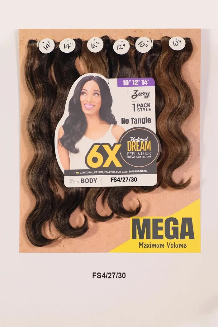 ZURY NATURAL DREAM HAIR WEAVE 6X - BODY 141618