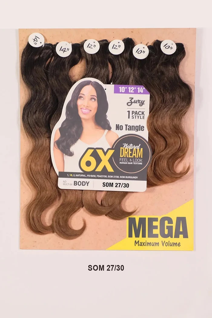 ZURY NATURAL DREAM HAIR WEAVE 6X - BODY 141618