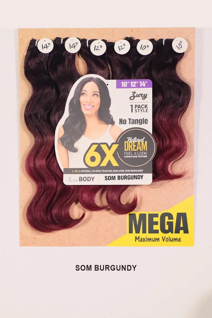 ZURY NATURAL DREAM HAIR WEAVE 6X - BODY 141618