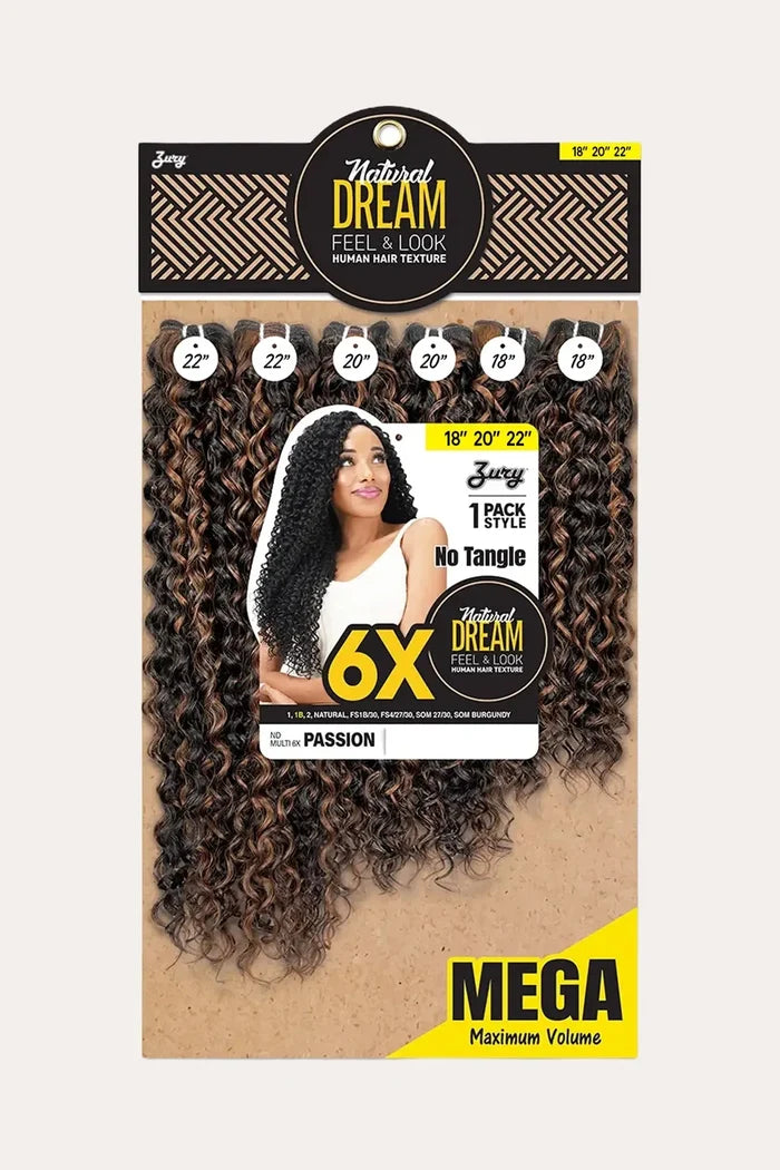 ZURY NATURAL DREAM HAIR WEAVE 6X - PASSION 182022