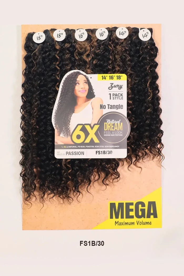 ZURY NATURAL DREAM HAIR WEAVE 6X - PASSION 182022