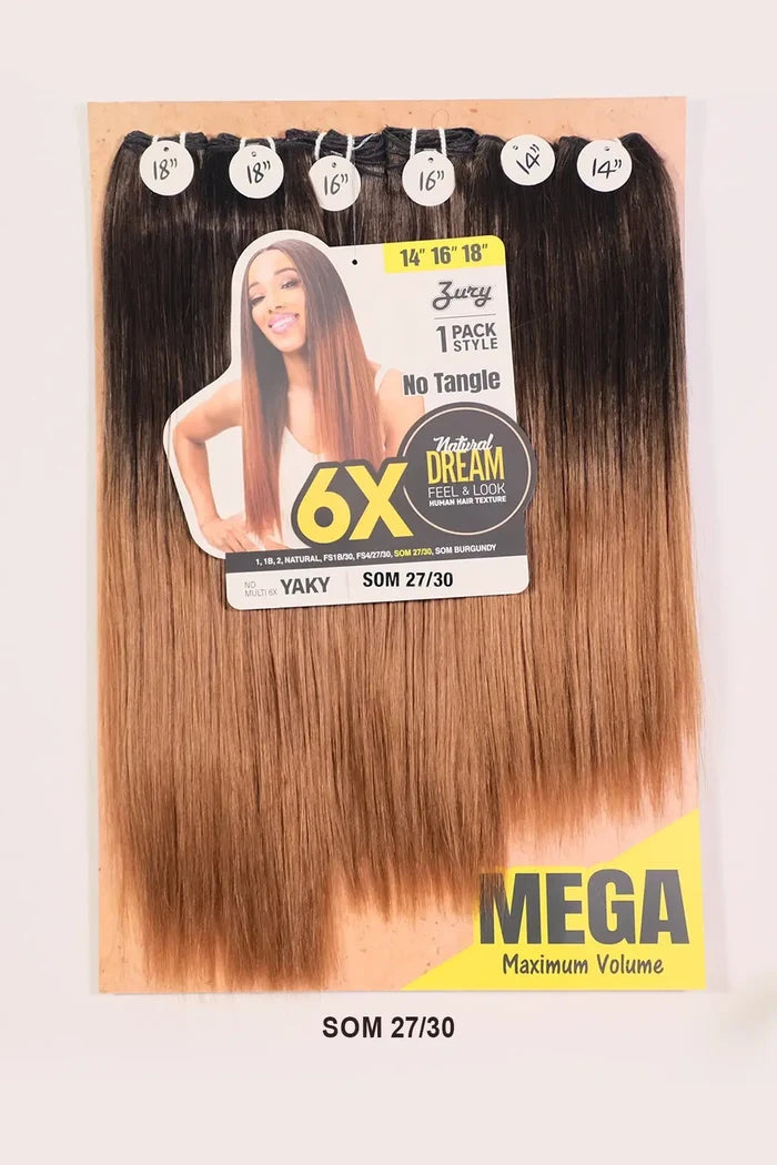 ZURY NATURAL DREAM HAIR WEAVE 6X - YAKY 141618