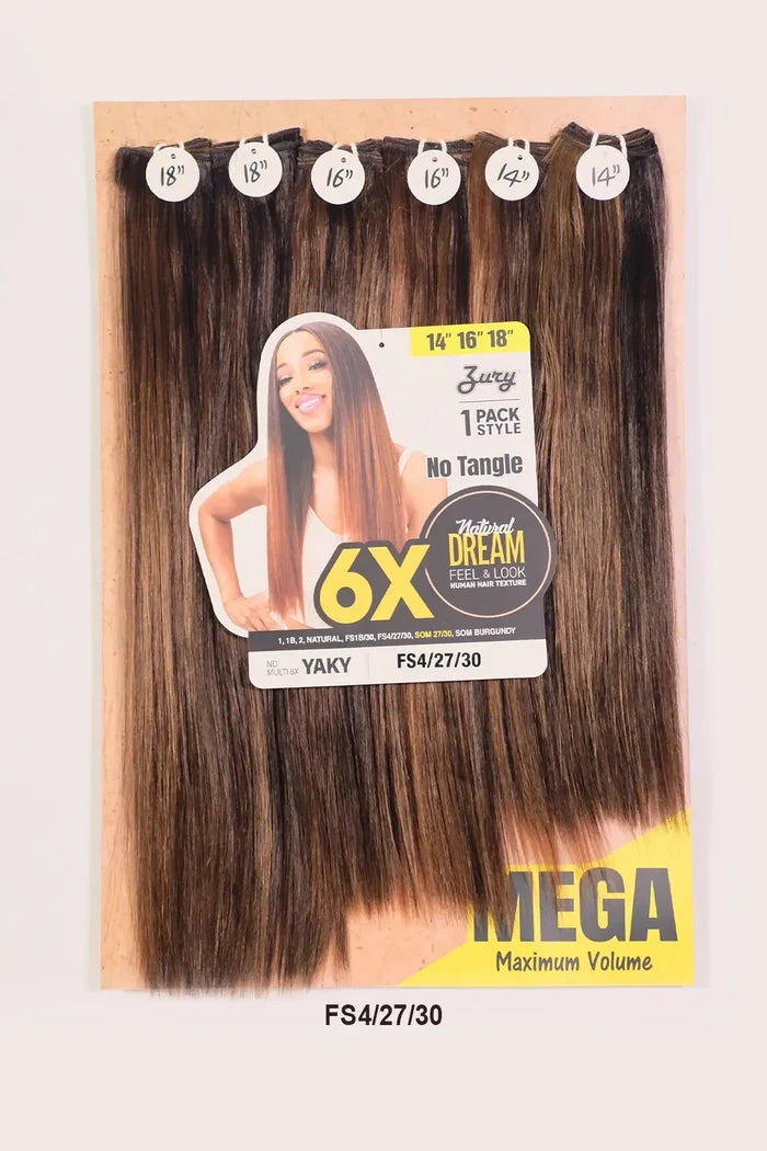 ZURY NATURAL DREAM HAIR WEAVE 6X - YAKY 202224